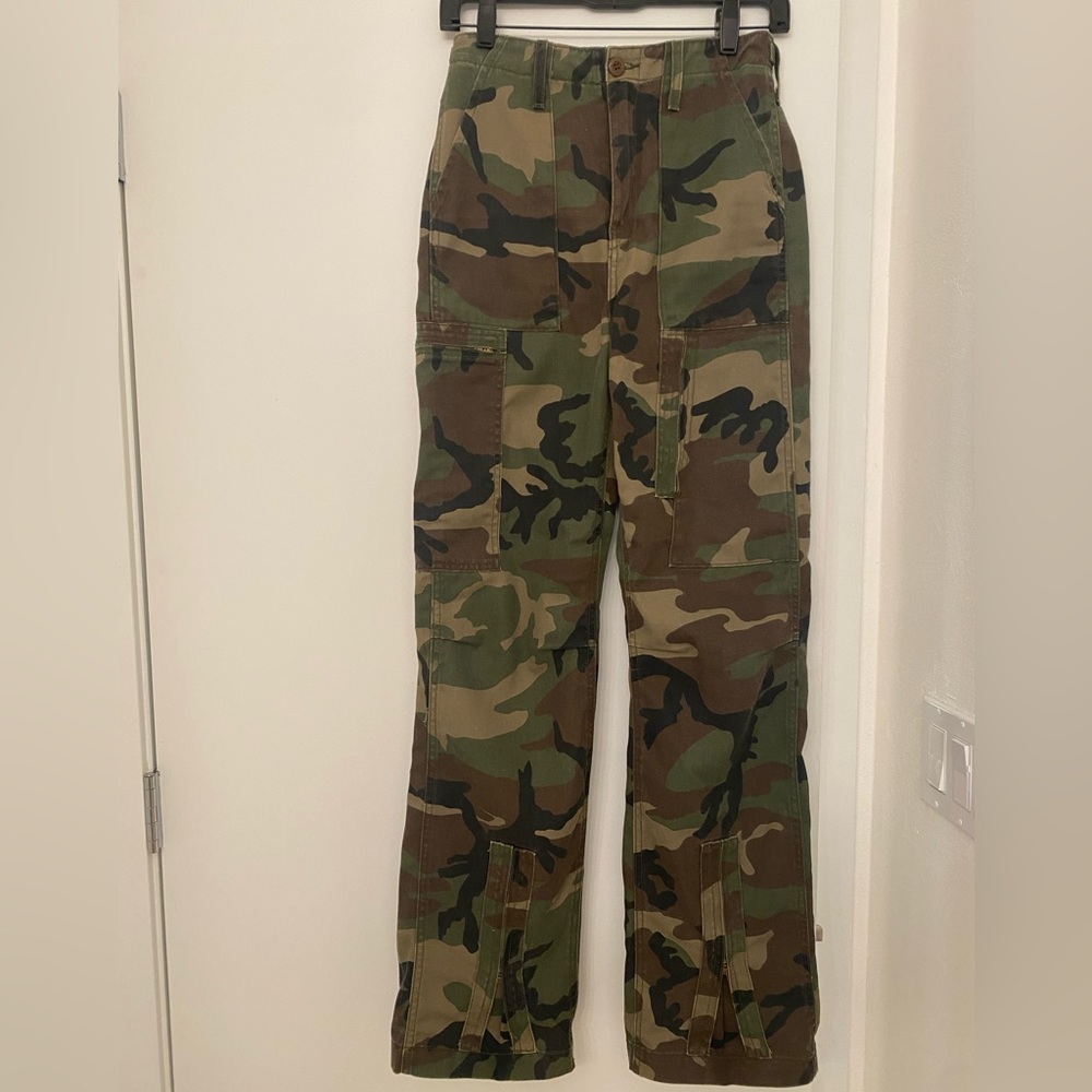RE/DONE vintage recycled camo pant size 25